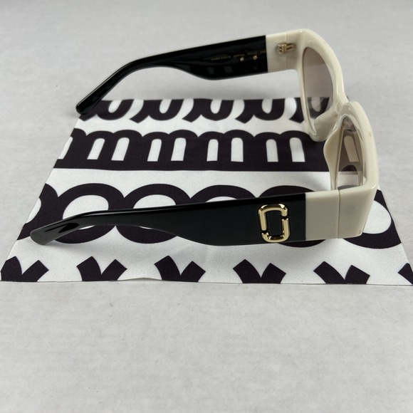 Marc Jacobs Black/Grey Shaded Cat-Eye Women's Sunglasses, Marc 645/s CCPHA 57-17 - Picture 5 of 9